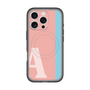 スリムプロテクションプレミアムケース with MagSafe［ オリジナル - initial color line - A pink ］