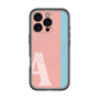 スリムプロテクションプレミアムケース with MagSafe［ オリジナル - initial color line - A pink ］