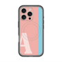 スリムプロテクションプレミアムケース with MagSafe［ オリジナル - initial color line - A pink ］