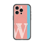スリムプロテクションプレミアムケース with MagSafe［ オリジナル - initial color line - W pink ］