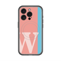 スリムプロテクションプレミアムケース with MagSafe［ オリジナル - initial color line - W pink ］