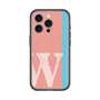 スリムプロテクションプレミアムケース with MagSafe［ オリジナル - initial color line - W pink ］