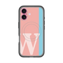スリムプロテクションプレミアムケース with MagSafe［ オリジナル - initial color line - W pink ］