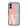 スリムプロテクションプレミアムケース with MagSafe［ オリジナル - initial color line - W pink ］
