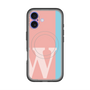 スリムプロテクションプレミアムケース with MagSafe［ オリジナル - initial color line - W pink ］