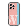 スリムプロテクションプレミアムケース with MagSafe［ オリジナル - initial color line - W pink ］