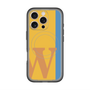 スリムプロテクションプレミアムケース with MagSafe［ オリジナル - initial color line - W orange ］