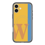 スリムプロテクションプレミアムケース with MagSafe［ オリジナル - initial color line - W orange ］