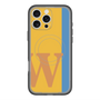 スリムプロテクションプレミアムケース with MagSafe［ オリジナル - initial color line - W orange ］
