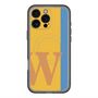 スリムプロテクションプレミアムケース with MagSafe［ オリジナル - initial color line - W orange ］