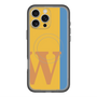 スリムプロテクションプレミアムケース with MagSafe［ オリジナル - initial color line - W orange ］