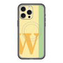 スリムプロテクションプレミアムケース with MagSafe［ オリジナル - initial color line - W yellow ］