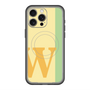 スリムプロテクションプレミアムケース with MagSafe［ オリジナル - initial color line - W yellow ］