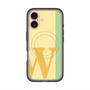 スリムプロテクションプレミアムケース with MagSafe［ オリジナル - initial color line - W yellow ］