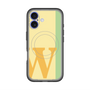 スリムプロテクションプレミアムケース with MagSafe［ オリジナル - initial color line - W yellow ］