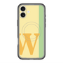 スリムプロテクションプレミアムケース with MagSafe［ オリジナル - initial color line - W yellow ］