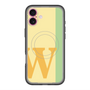 スリムプロテクションプレミアムケース with MagSafe［ オリジナル - initial color line - W yellow ］