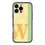 スリムプロテクションプレミアムケース with MagSafe［ オリジナル - initial color line - W yellow ］