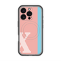 スリムプロテクションプレミアムケース with MagSafe［ オリジナル - initial color line - X pink ］