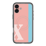 スリムプロテクションプレミアムケース with MagSafe［ オリジナル - initial color line - X pink ］