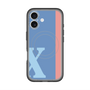 スリムプロテクションプレミアムケース with MagSafe［ オリジナル - initial color line - X blue ］