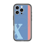 スリムプロテクションプレミアムケース with MagSafe［ オリジナル - initial color line - X blue ］