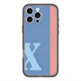 スリムプロテクションプレミアムケース with MagSafe［ オリジナル - initial color line - X blue ］