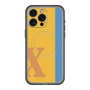 スリムプロテクションプレミアムケース with MagSafe［ オリジナル - initial color line - X orange ］