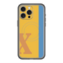 スリムプロテクションプレミアムケース with MagSafe［ オリジナル - initial color line - X orange ］