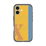 スリムプロテクションプレミアムケース with MagSafe［ オリジナル - initial color line - X orange ］