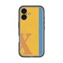 スリムプロテクションプレミアムケース with MagSafe［ オリジナル - initial color line - X orange ］