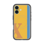 スリムプロテクションプレミアムケース with MagSafe［ オリジナル - initial color line - X orange ］