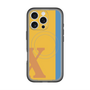スリムプロテクションプレミアムケース with MagSafe［ オリジナル - initial color line - X orange ］