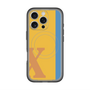 スリムプロテクションプレミアムケース with MagSafe［ オリジナル - initial color line - X orange ］