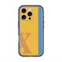スリムプロテクションプレミアムケース with MagSafe［ オリジナル - initial color line - X orange ］