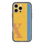 スリムプロテクションプレミアムケース with MagSafe［ オリジナル - initial color line - X orange ］
