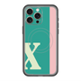 スリムプロテクションプレミアムケース with MagSafe［ オリジナル - initial color line - X green ］