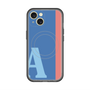 スリムプロテクションプレミアムケース with MagSafe［ オリジナル - initial color line - A blue ］