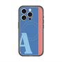 スリムプロテクションプレミアムケース with MagSafe［ オリジナル - initial color line - A blue ］