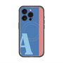 スリムプロテクションプレミアムケース with MagSafe［ オリジナル - initial color line - A blue ］