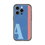 スリムプロテクションプレミアムケース with MagSafe［ オリジナル - initial color line - A blue ］
