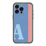 スリムプロテクションプレミアムケース with MagSafe［ オリジナル - initial color line - A blue ］