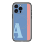 スリムプロテクションプレミアムケース with MagSafe［ オリジナル - initial color line - A blue ］