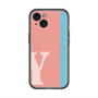 スリムプロテクションプレミアムケース with MagSafe［ オリジナル - initial color line - Y pink ］