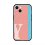 スリムプロテクションプレミアムケース with MagSafe［ オリジナル - initial color line - Y pink ］