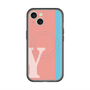 スリムプロテクションプレミアムケース with MagSafe［ オリジナル - initial color line - Y pink ］