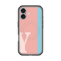 スリムプロテクションプレミアムケース with MagSafe［ オリジナル - initial color line - Y pink ］