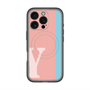 スリムプロテクションプレミアムケース with MagSafe［ オリジナル - initial color line - Y pink ］
