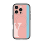 スリムプロテクションプレミアムケース with MagSafe［ オリジナル - initial color line - Y pink ］