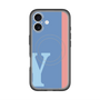 スリムプロテクションプレミアムケース with MagSafe［ オリジナル - initial color line - Y blue ］